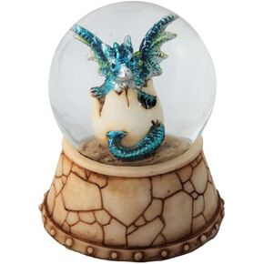 Ice Armor 3.75 "H Dragon Baby Baby Hatchling في تمثال ثلج Snow Snow تمثال خيالي تمثال
