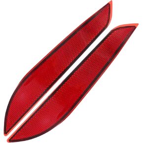 2Pcs 84037296 Red Rear Bumper Reflector Light Left Right Side, Replacement for Chevrolet Cruze Diesel 2017 Cruze L 2016-2019, Replaces 84037297