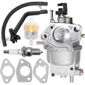 استبدال المكربن ​​لـ Generac GP6500 GP6500E GP7500E GP5500 8125W Generator يستبدل 0J58620157 مع مجموعة الكربوهيدية لتصفية الوقود الشرارة