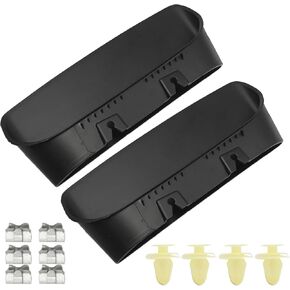 1 Pair 68378080AB Car Hood Air Vent Cover Black Front Side Air Vent Cover, Replacement for Dodge Challenger Redeye 2019-2020, Replaces 68378081AB