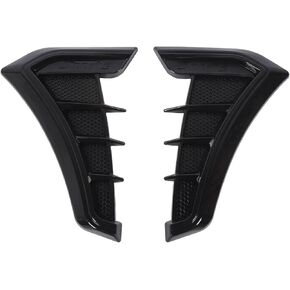 Side Vent Trim 1 Pair Side Vent Trim Sporty Look Enhanced Performance Side Mudguard Air Wing Vent Trim Sticker for 1 Series E90 E91 (Carbon Fiber Style)