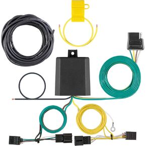 BKDK CURT 56422 Vehicle-Side Custom 4-Pin Trailer Wiring Harness, Fits Select Volkswagen Tiguan