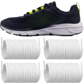 2 Pairs Shoelaces for Under Armour Replacement Laces Charged Assert/Escape/Bandit/Commit Running Training Shoes