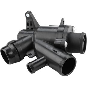 Engine Coolant Thermostat Housing Assembly Compatible with Jaguar F-Type XJR 2010-2015 XF XFR XK XKR XFR-S XJ XKR-S Land Rover LR4 Rover Range Rover Sport Replacement for LR032135 902-5169