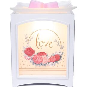 Scentsationsals Wax Melt أكثر دفئًا ، دافئًا للشمع لذوبان الشمع المعطرة - مجموعة الرومانسية Love - شمع الشمع لمكعبات العطور والفطائر