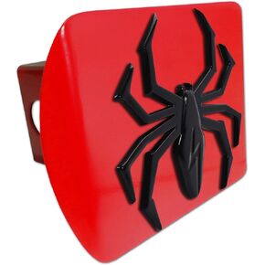 Elektroplate Metalhead Lightning Spider All Metal Red Hitch Cover for Trucks and SUVs | Fits Standard 2" Trailer Hitch Receivers | Premium Weatherproof