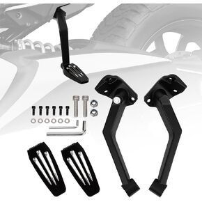 PSLER Ryker Passenger Foot Pegs Fit for Ryker 600 Ryker 900 Rally 2019-2024 Ryker 900 Sport 2022-2024 MAX Mount 219400800 Required