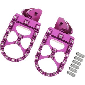 Motorcycle Foot Peg Foot Rest Dirt Bike Foot Pegs For Sur Ron Light Bee S/X For Segway X260 X160 For Talaria Sting MX3 MX4 XXX Taparia Foot Pedals Rests (Purple)