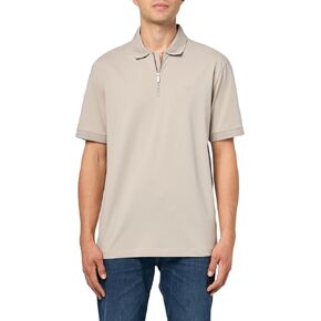 Armani Exchange Men Men Stretch Cotton Fit Fit zip up polo String