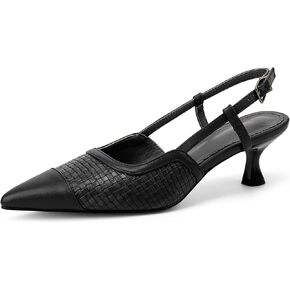 أعقاب هريرة للبطلين للنساء مغلق مضخات منخفضة الكعب مدبب in Kuwait