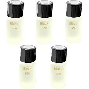 Car Air Freshener Refills – Set of 5 (10 ml each), Universal Fit for Air Vent Smart Car Fresheners, Refreshing and Pleasant Scent (Black ice) in Kuwait