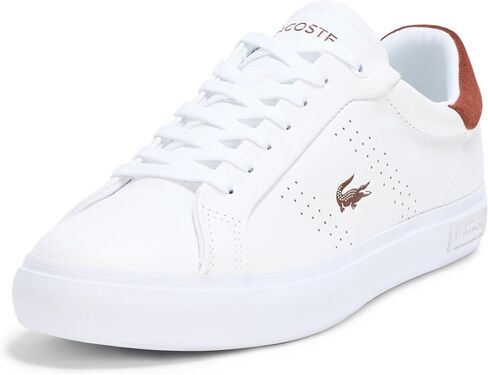 Lacoste Women's Powercourt Fashion Sneaker Wht/Purp 8 Medium US in Saudi Arabia