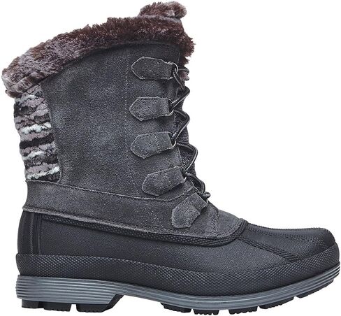 Propét Womens Lumi Tall Lace Snow Casual Boots Mid Calf - Burgundy - Size 10 4E in Saudi Arabia