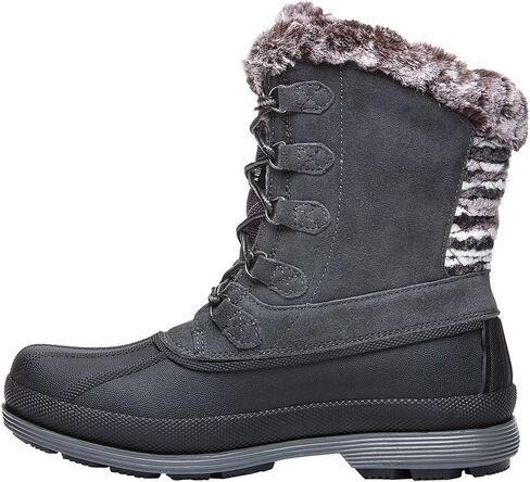 Propét Womens Lumi Tall Lace Snow Casual Boots Mid Calf - Burgundy - Size 10 4E in Saudi Arabia