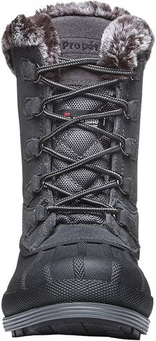 Propét Womens Lumi Tall Lace Snow Casual Boots Mid Calf - Burgundy - Size 10 4E in Saudi Arabia