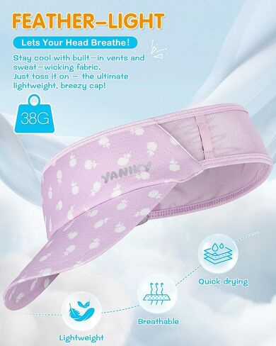 قبعات Kids Sun Visor for Girls Boys Lightweight Upf55 in Kuwait