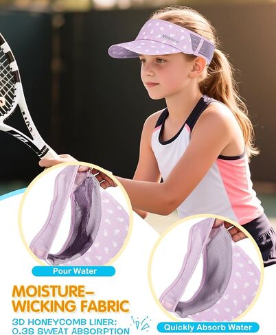 قبعات Kids Sun Visor for Girls Boys Lightweight Upf55 in Kuwait