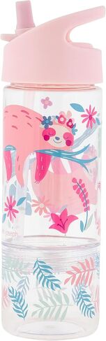 Stephen Joseph, Kids Sip and Snack Water Bottle, 12 oz Tritan BPA Free, Drink and Snack Water Bottle for Girls & Boys, Back to School Water Bottle, Pink Dino in Saudi Arabia