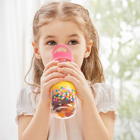 Stephen Joseph, Kids Sip and Snack Water Bottle, 12 oz Tritan BPA Free, Drink and Snack Water Bottle for Girls & Boys, Back to School Water Bottle, Pink Dino in Saudi Arabia