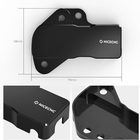 Black Motorcycle TPS Sensor Guard Protector Compatible with Husqvarna TE250i TE300i 2018-2023 TX300i TE150i 2020-2022 Compatible with GasGas EC250 EC300 EX300 EX250 2021-2023 See Fitment in Saudi Arabia