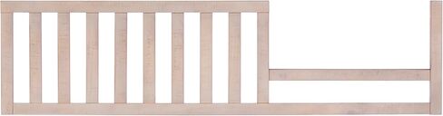 Evolur Lourdes Convertible Crib Toddler Guard Rail in Porcini, Full and Easy Assembly, Lasting Quality, Converts Cribs to Toddler Beds, Made of Solid Hardwood in Saudi Arabia