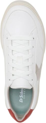 Dr. Scholl's Shoes Women's Madison Lace Sneaker Oxford, White Smooth, 6.5 in Saudi Arabia