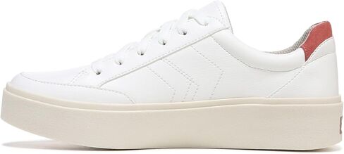 Dr. Scholl's Shoes Women's Madison Lace Sneaker Oxford, White Smooth, 6.5 in Saudi Arabia