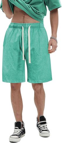Derminpro Men Men Athletic Cotton Cotton Shorts Shorts Shorts Shorts مع جيوب 2 حزمة in Kuwait