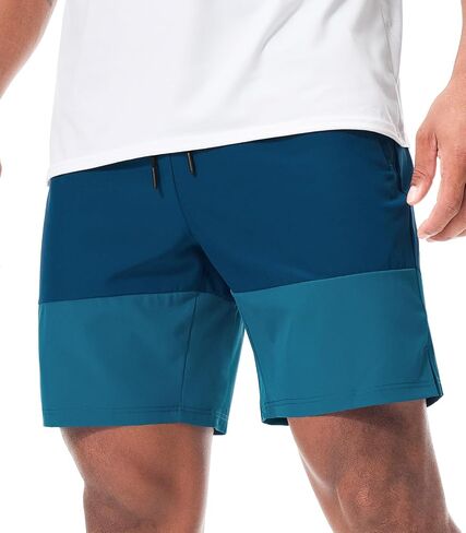 Suwangi Men’s Athletic Gym Shorts Workout Casual Running Shorts for Men Lightweight Quick-Dry Sweat Short with Zipper Pocket in Saudi Arabia