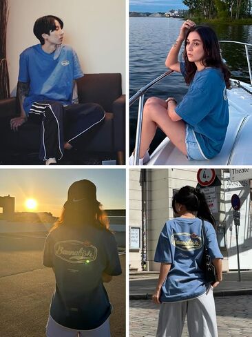 Aelfric Eden Mens كبير القمصان Tees Tees طباعة طاقم الرقبة القطن قمم الشارع قميص غير رسمي in Kuwait