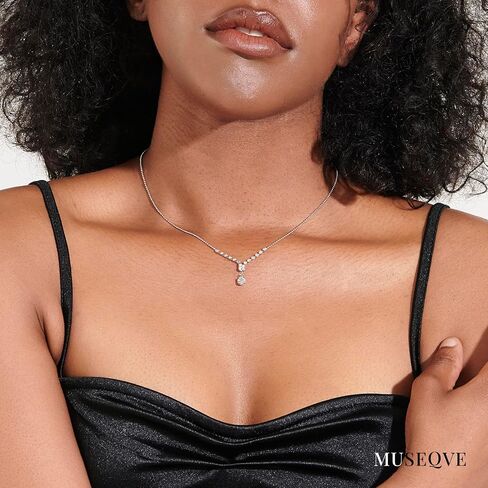 14K Gold Plated CZ Solitaire Necklace for Women • Princess Cut Square Rectangle Rhombus Cubic Zirconia Diamond Pendant Jewelry • Tarnish Free Adjustable Chain [CZN] in Saudi Arabia