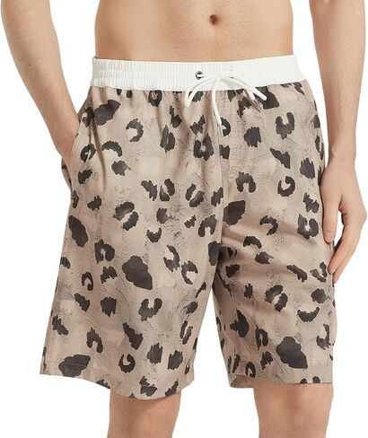 NOMADIKA Mens Swim Trunks Quick Dry Board Shorts Mesh Lining Swimwear Bathing Suits in Saudi Arabia