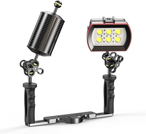 Sea frogs Carbon Fiber Float Arm D60mm, 12'', for Ultralight, Aquatic Arm, Buoyancy Provided 580g, Underwater Camera System Diving Tray Video Light/Strobe GA-8 in Saudi Arabia
