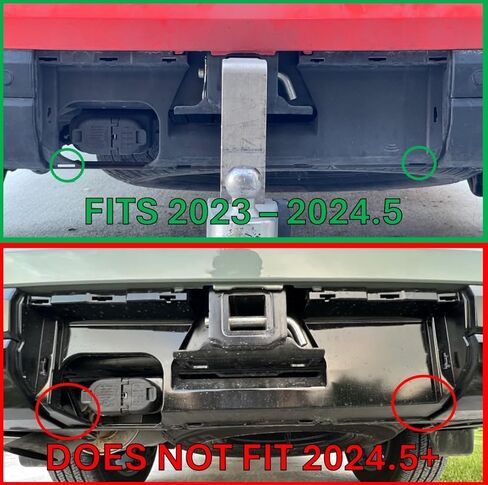 Receiver Hitch Cover | Compatible with 2023 to 2024.5 Toyota Sequoia | by Cosmic Craft (Plain) in Saudi Arabia