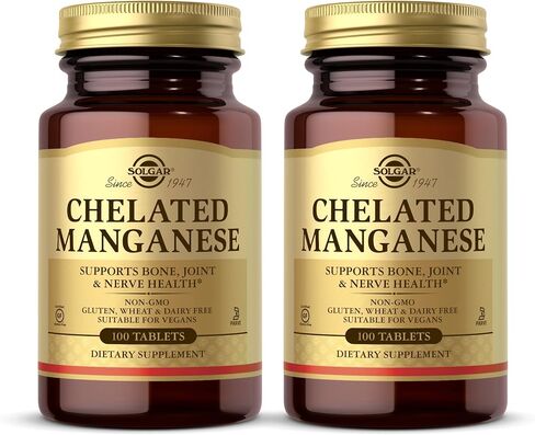 Solgar Chelated Manganese Tablets, 100 Tabs in Saudi Arabia