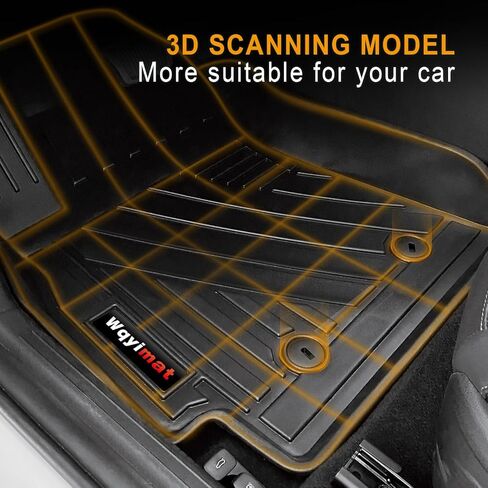 Custom Fit Cargo Liner for 2021-2024 2025 Hyundai Elantra & Elantra N Accessories All Weather Protection TPE Rubber Black (Cargo Liner) in Kuwait