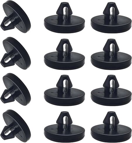 12 PCS Brake Pedal Pad, Stabilizing Structure Clutch Pedal Brake Light Switch Limit Pad Cushion, Portable Replacement Accessories, Suitable for Most Cars (Black) in Saudi Arabia