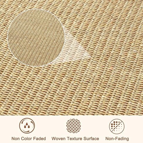 Leevan Boho المتسابقين للممرات 2x8 قابلة للغسل في RUNNER RUD 8FT NON SLIP RABBER RUBBER المطبخ المطبخ المنسوجة سجاد المزرعة in Kuwait