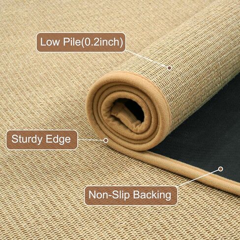 Leevan Boho المتسابقين للممرات 2x8 قابلة للغسل في RUNNER RUD 8FT NON SLIP RABBER RUBBER المطبخ المطبخ المنسوجة سجاد المزرعة in Kuwait