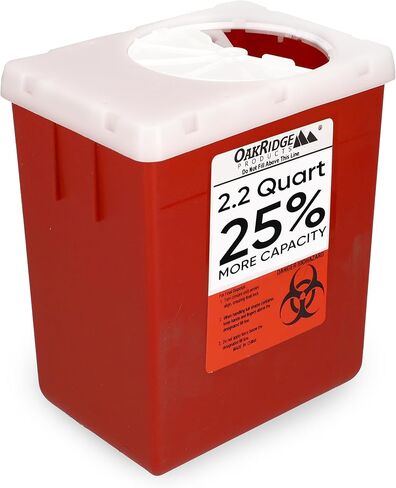 منتجات Oakridge 2.2 لتر حاوية للاستعمال الشخصي | حجم الاستخدام الشخصي | غطاء دوار in Kuwait
