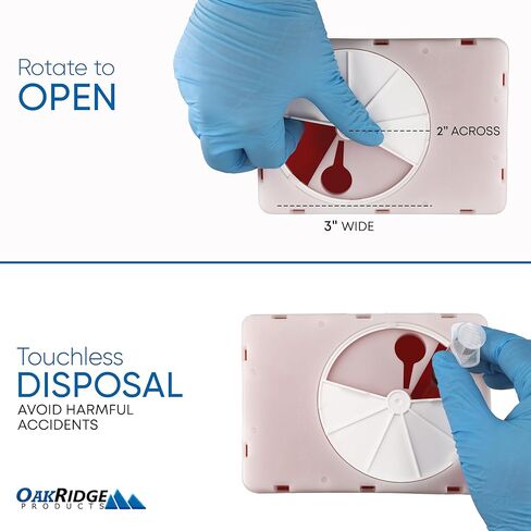 منتجات Oakridge 2.2 لتر حاوية للاستعمال الشخصي | حجم الاستخدام الشخصي | غطاء دوار in Kuwait