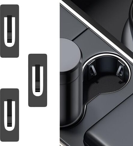 Car Cup Holder Position Limiter, Cup Holder Pad with Self Adhesive, Anti Shake Cup Slot Insert, Cup Holder Stabilizer, Universal Auto Interior Accessories for Cars, Trucks, SUVs (6PCS) in Saudi Arabia