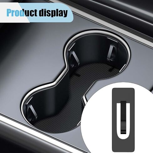 Car Cup Holder Position Limiter, Cup Holder Pad with Self Adhesive, Anti Shake Cup Slot Insert, Cup Holder Stabilizer, Universal Auto Interior Accessories for Cars, Trucks, SUVs (6PCS) in Saudi Arabia