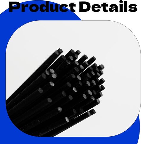 Black Fibre Reed Diffuser Sticks 20pcs 43cm x 5mm Black Fibre Reed Diffuser Sticks Thick Diffuser Reeds Sticks Diffuser Sticks for Diffuser Oils Fragrance Refill Fibre Reeds for Diffusers in Saudi Arabia