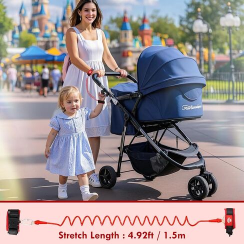 Lehoo Castle Toddler Leash for Walking, Baby Leashes for Toddlers 4-in-1, Kid Harness with Leash, Child Safety Leash Anti Lost Wrist Link (Whale) in Kuwait
