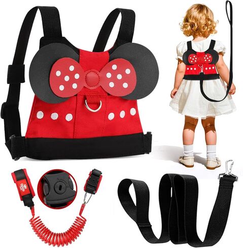 Lehoo Castle Toddler Leash for Walking, Baby Leashes for Toddlers 4-in-1, Kid Harness with Leash, Child Safety Leash Anti Lost Wrist Link (Whale) in Kuwait