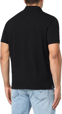 Armani Exchange Mens Regular Fit Stretch Cotton Signature Logo Polo in Saudi Arabia