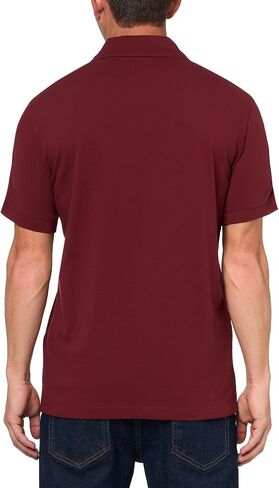Armani Exchange Mens Regular Fit Stretch Cotton Signature Logo Polo in Saudi Arabia