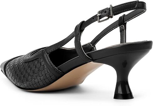 أعقاب هريرة للبطلين للنساء مغلق مضخات منخفضة الكعب مدبب in Kuwait