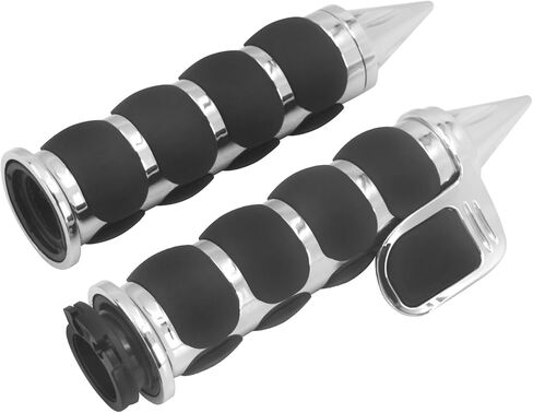 1 inch Handlebar Grips 25mm Aluminum Hand Grips Compatible with Harley Touring Softail Dyna Sportster XL883 1200 XR VRSC in Kuwait
